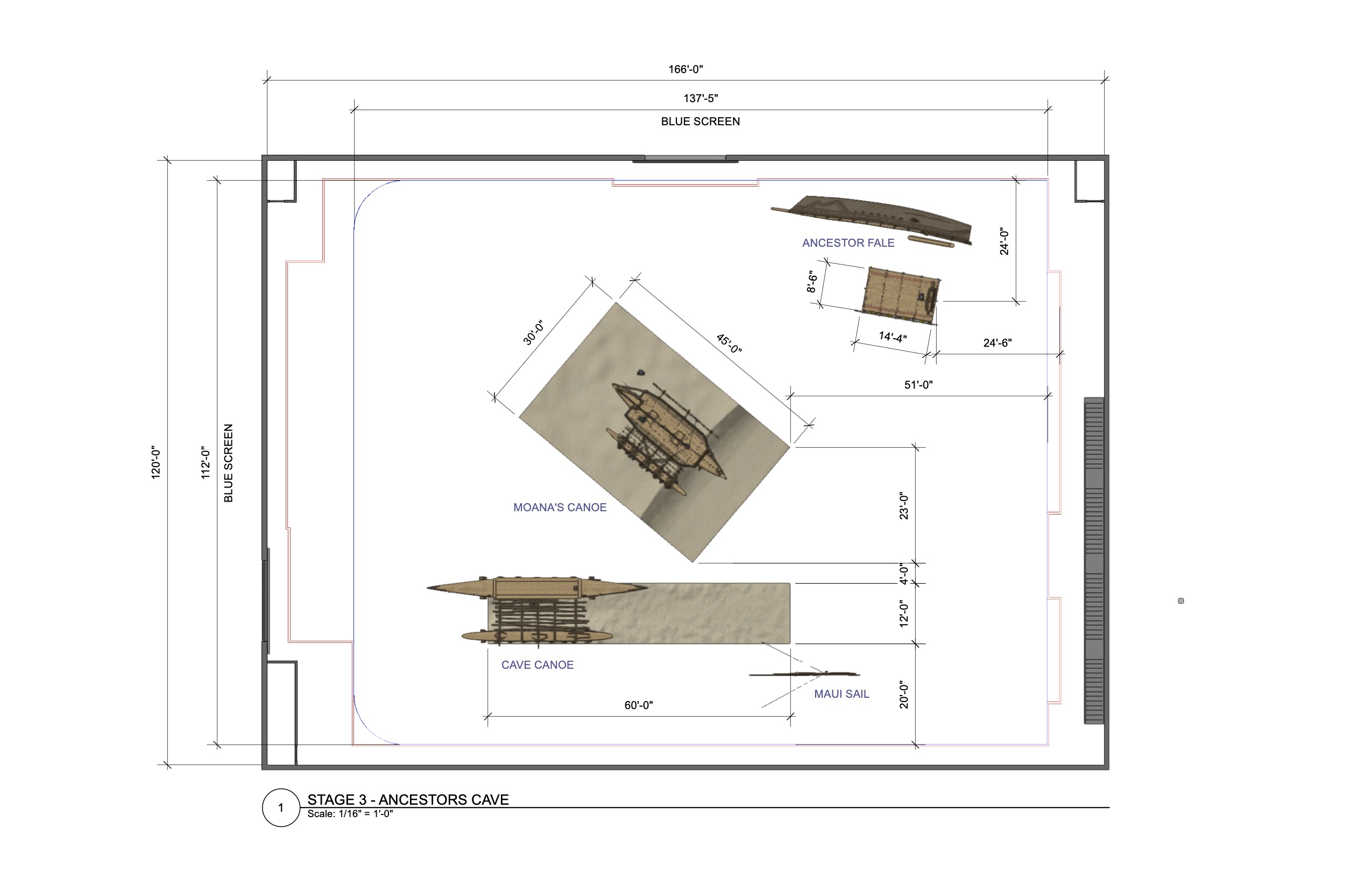 Ancestors cave layout