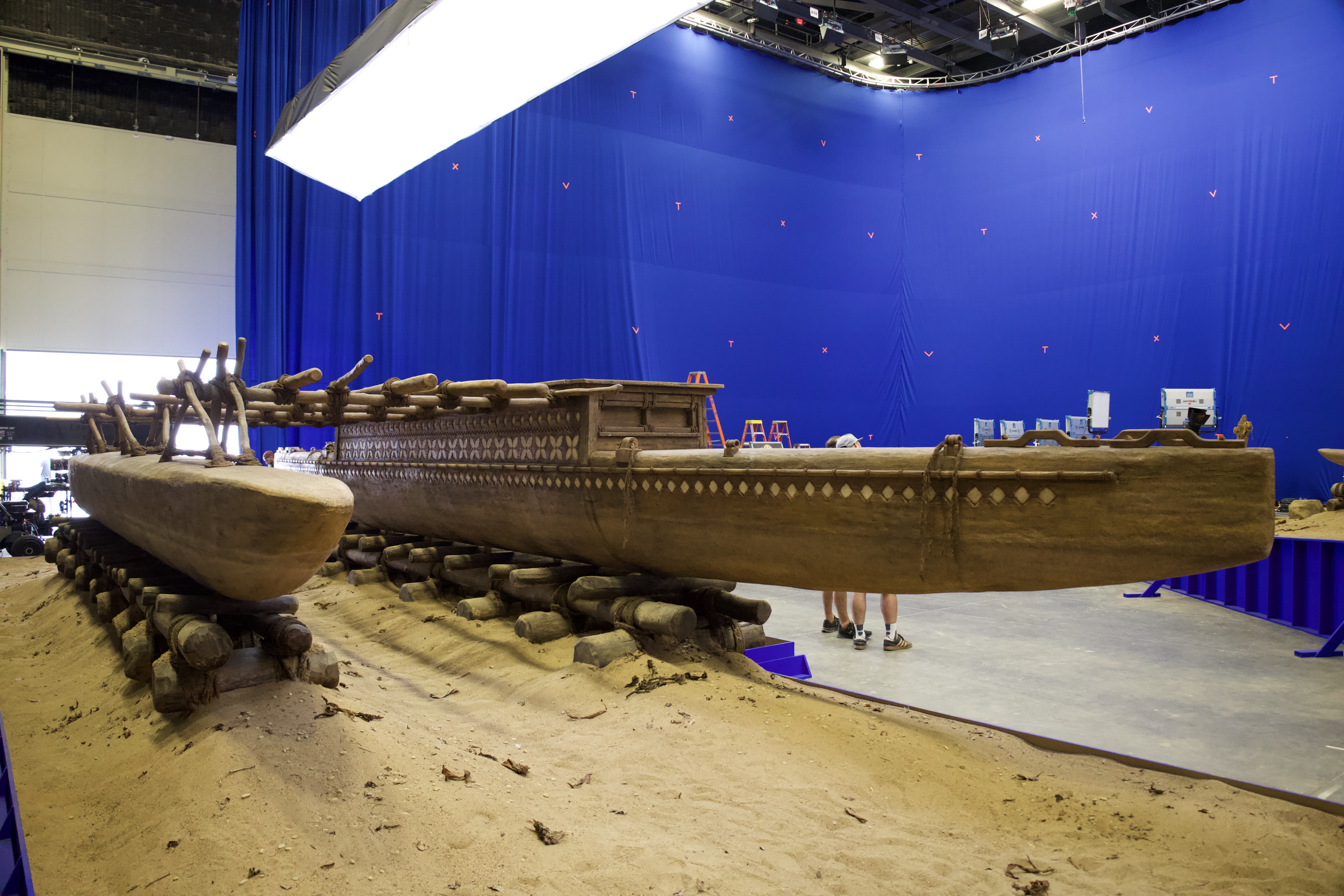 Medium canoe in cave