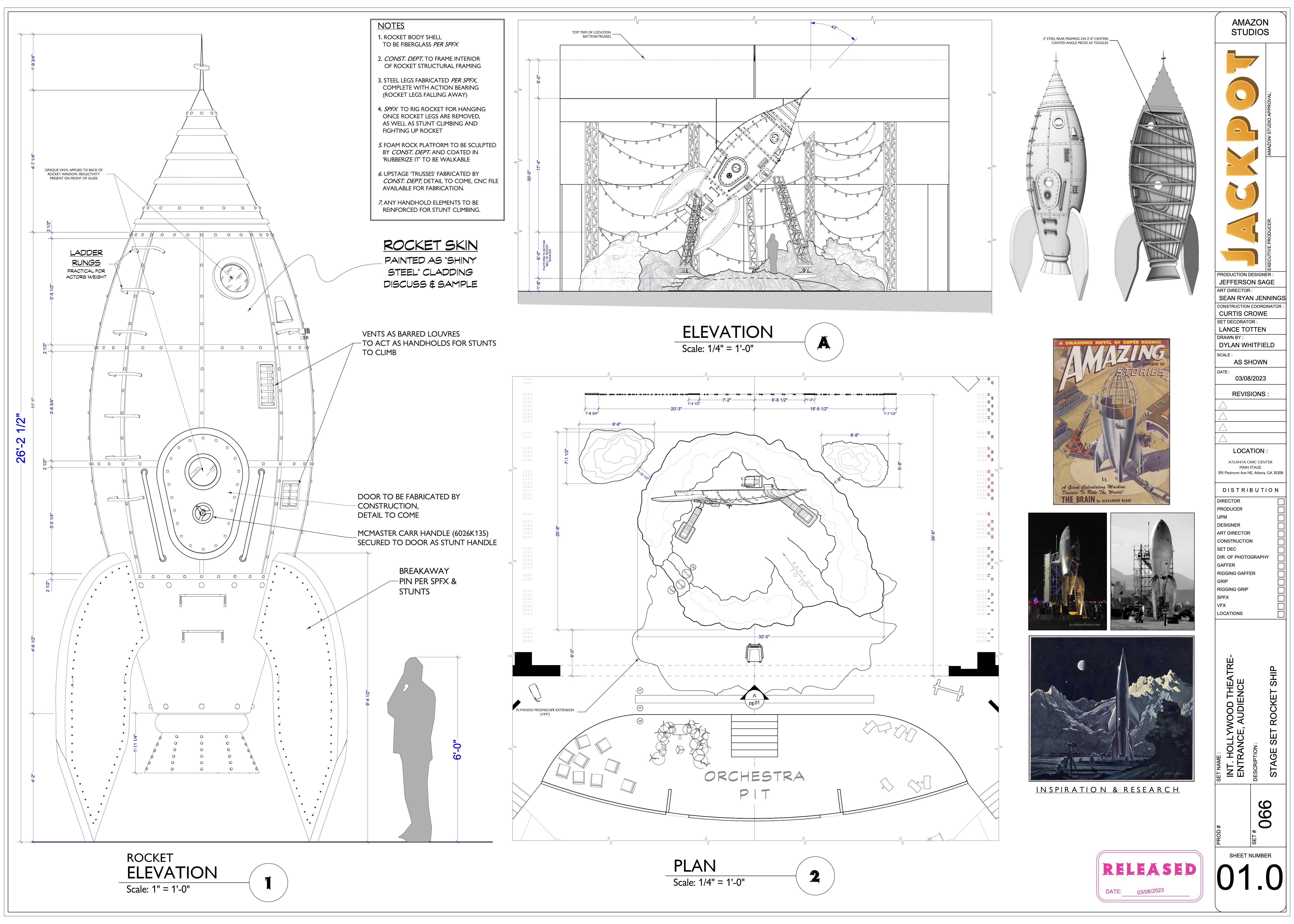 Abandoned theater design