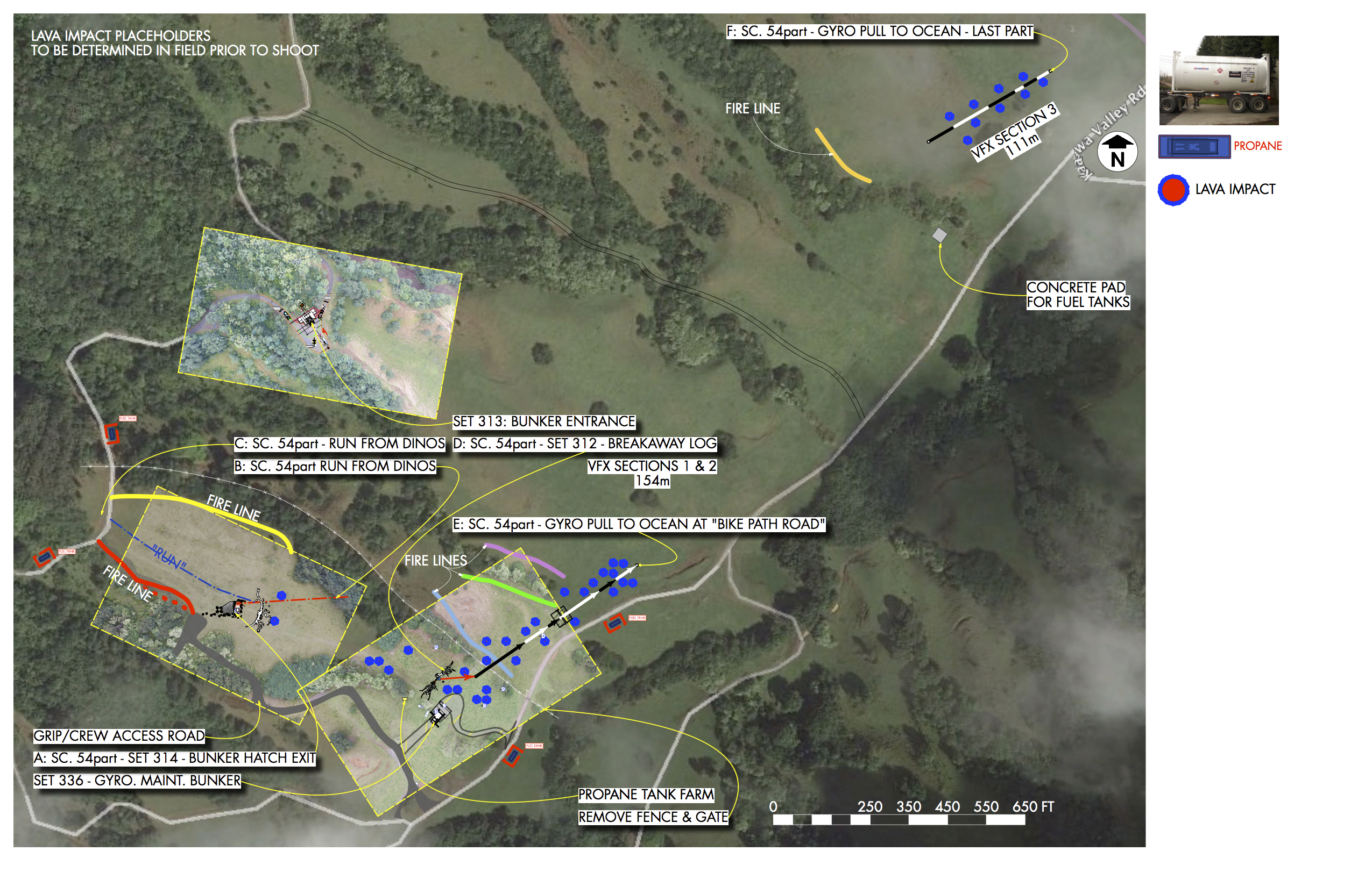 Kualoa Ranch location plan