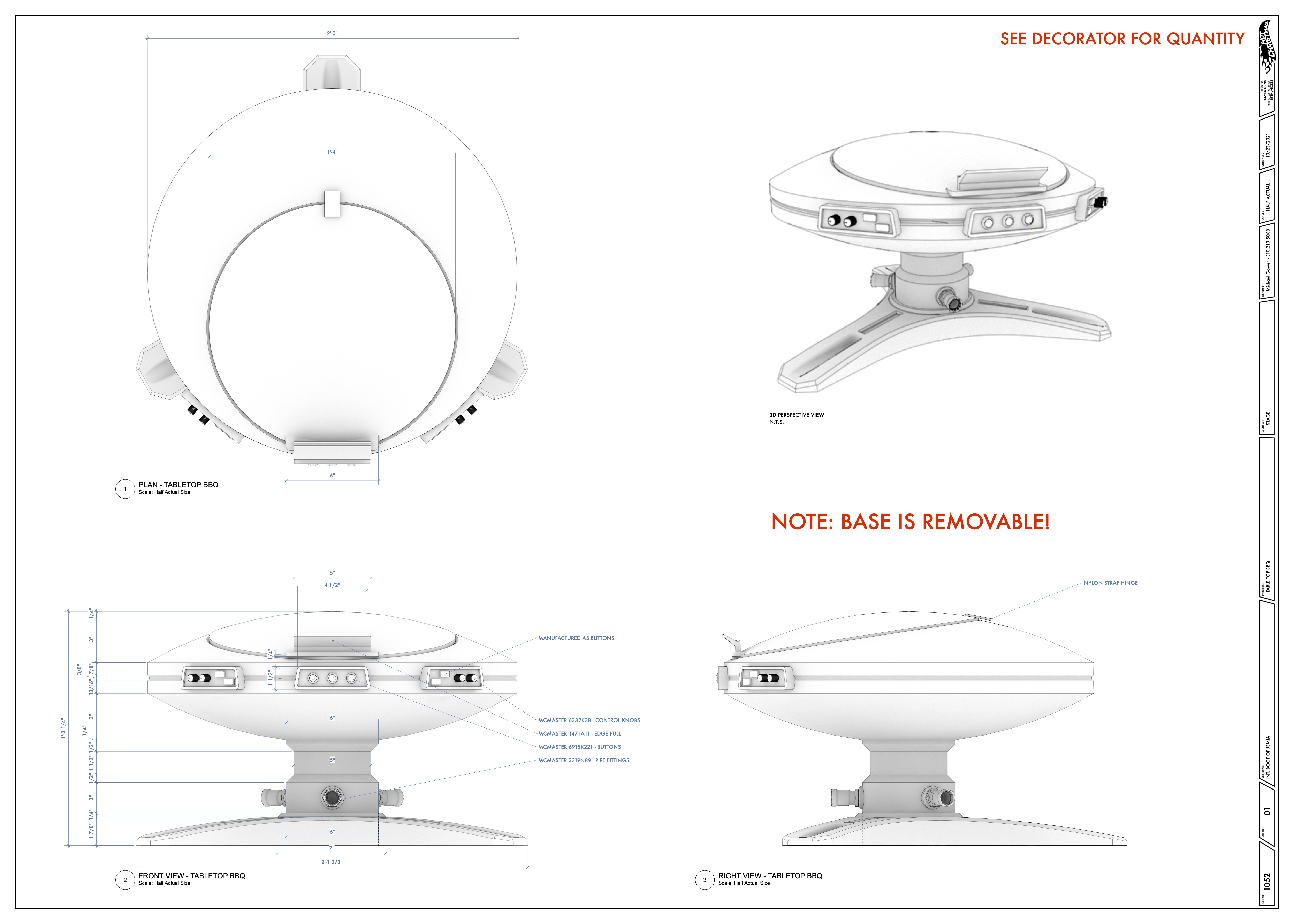 Knowhere BBQ drawing