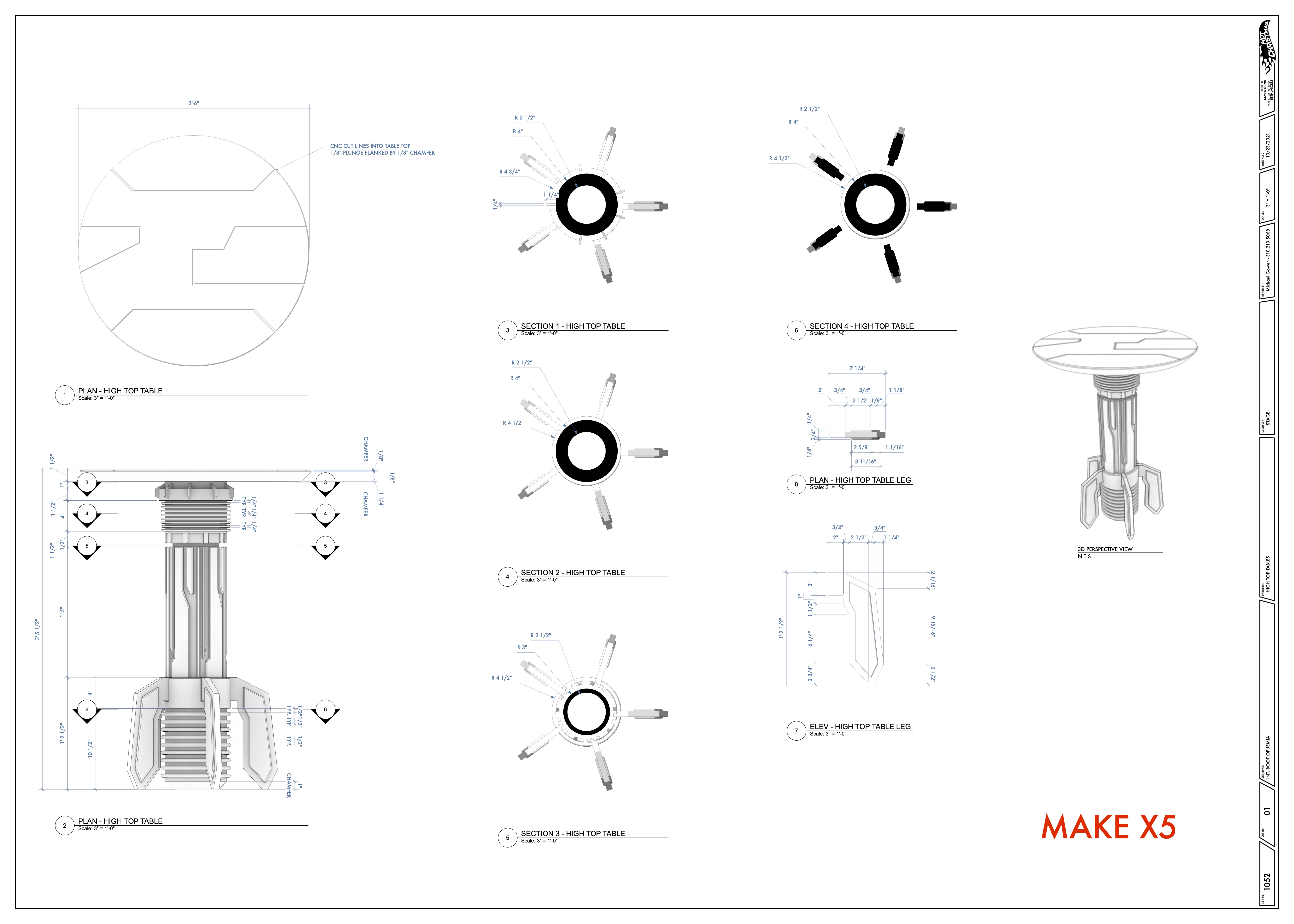 Knowhere bar stool details