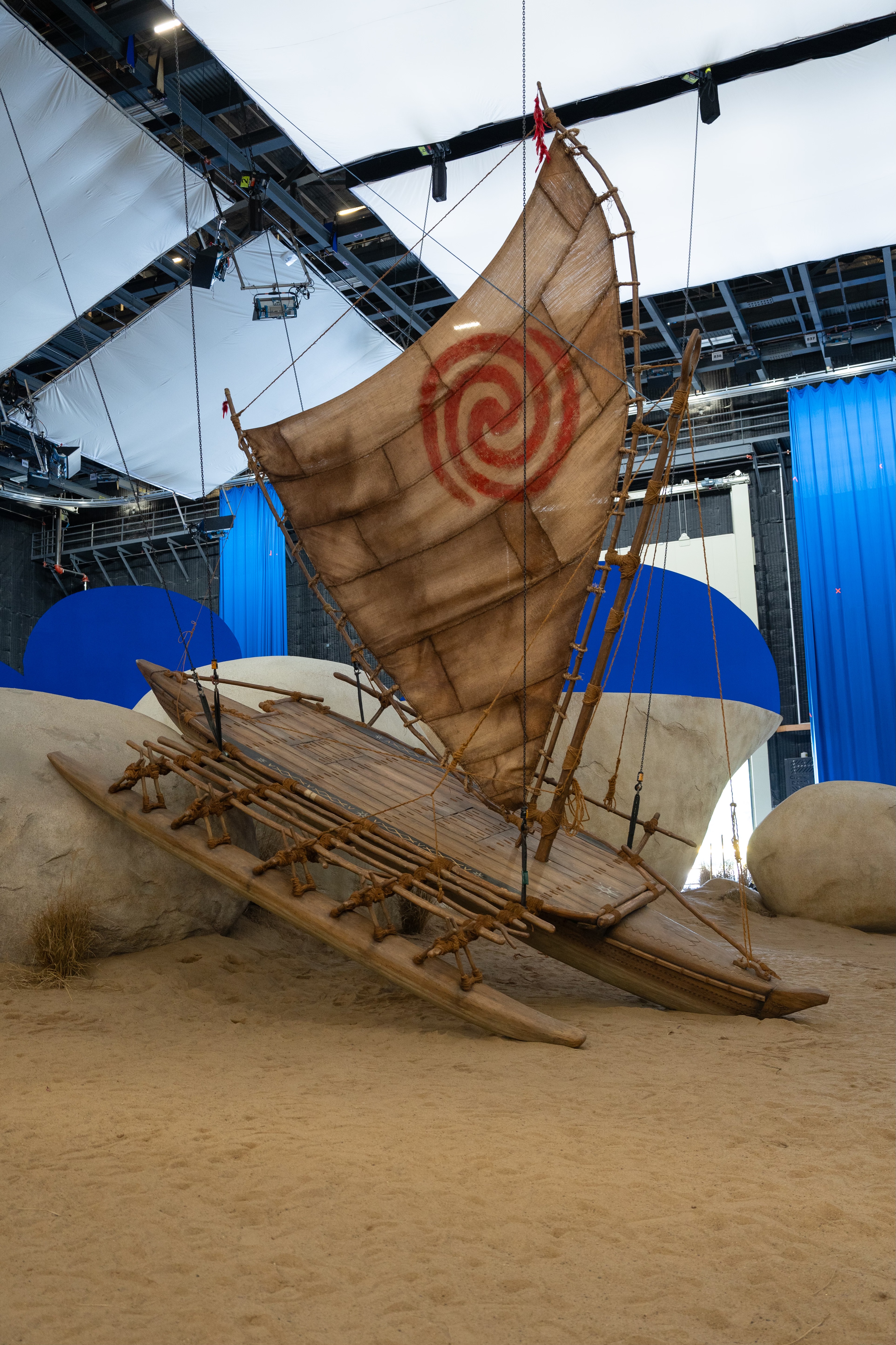 Canoe at Maui island location