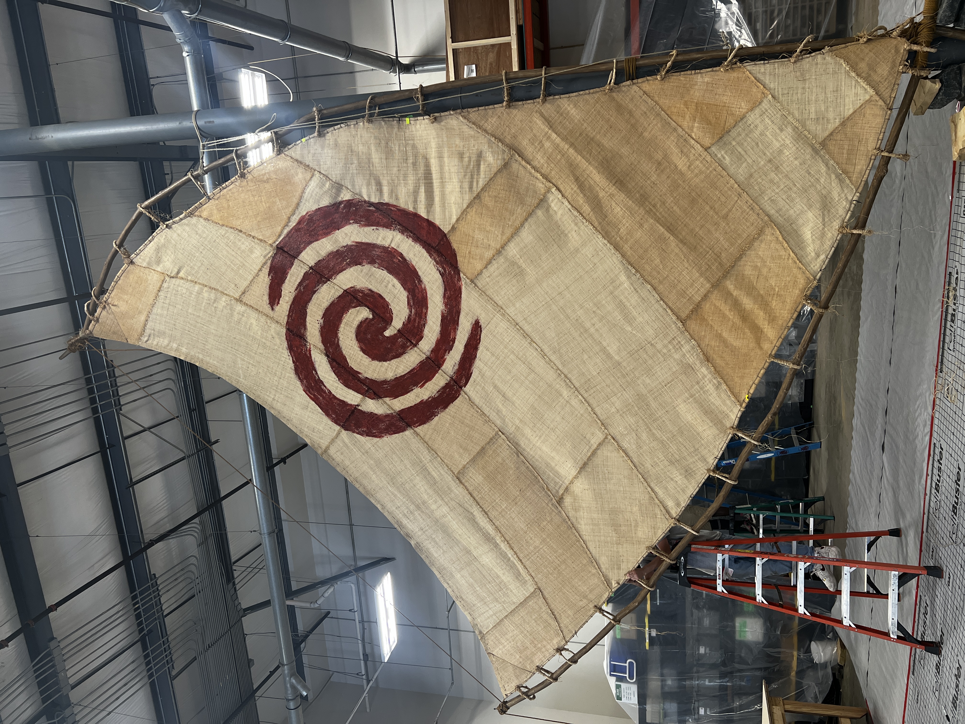 Sail construction progress