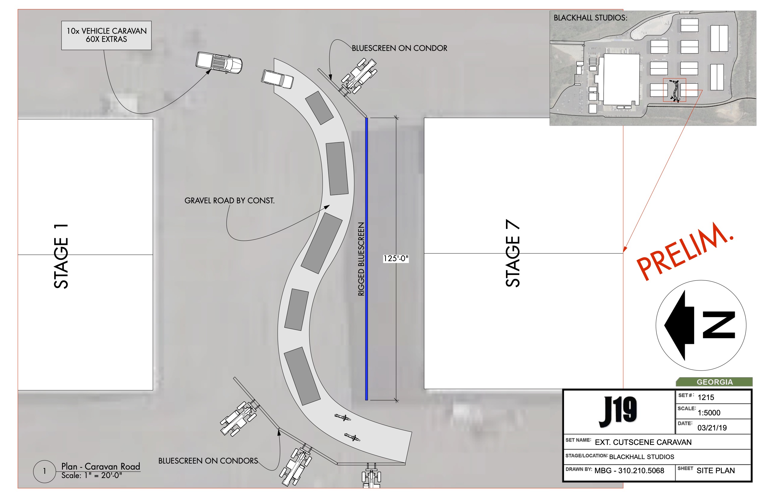 Road construction drawing