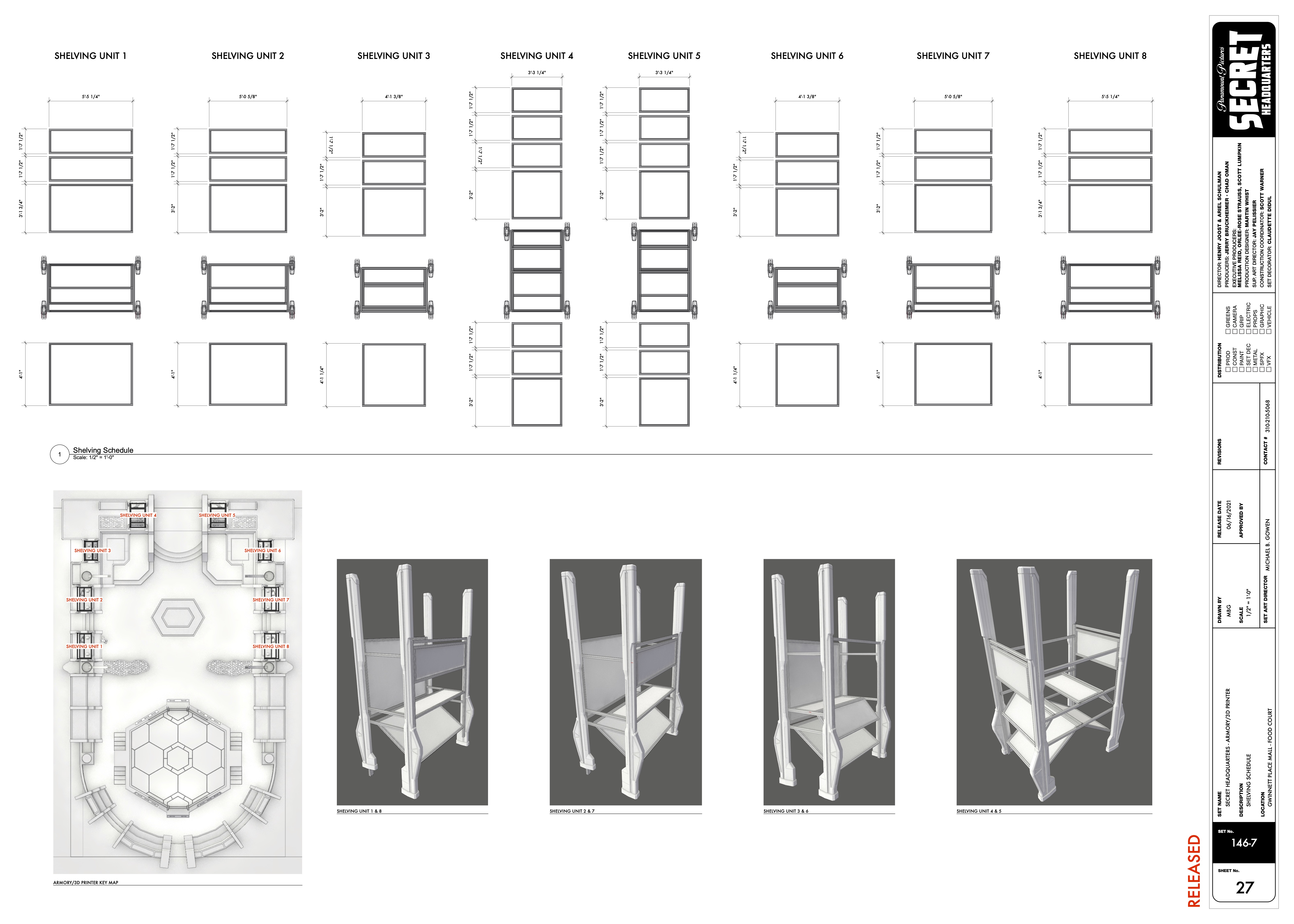 Modular shelving system construction details and assembly instructions
